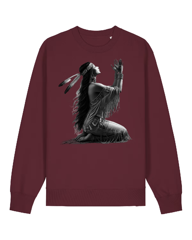 Tochter der Erde Premium Bio Sweatshirt 100 % Bio-Baumwolle Unisex