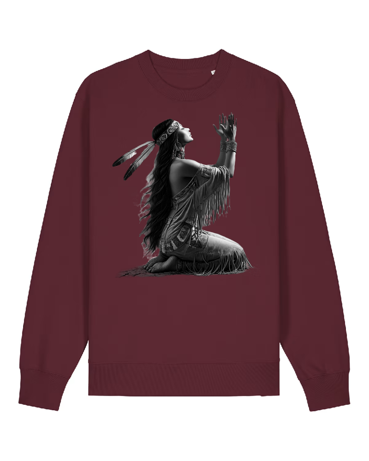 Tochter der Erde Premium Bio Sweatshirt 100 % Bio-Baumwolle Unisex