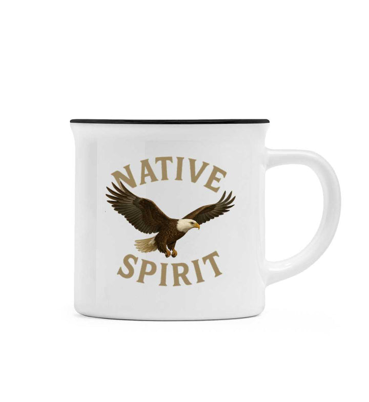 Native Spirit Keramiktasse Retro-Stil