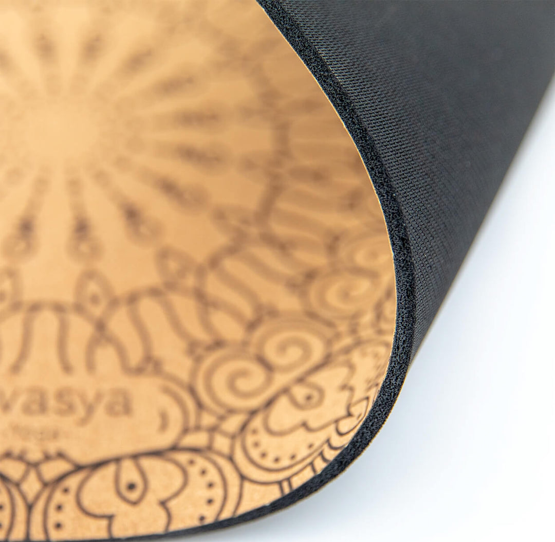 Yoga Set: SUPPORT: Matte & Pad aus Kork & Naturkautschuk 100 % natürlich