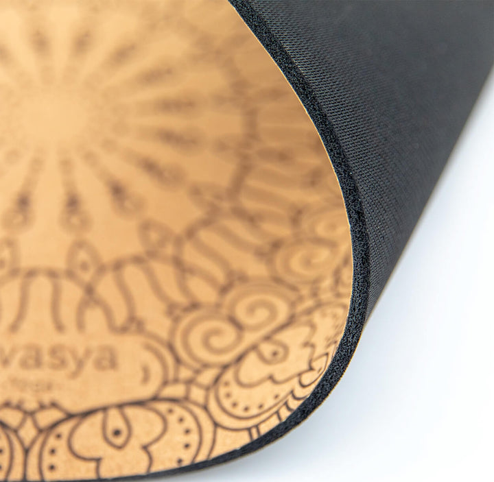 Yoga Set: SUPPORT: Matte & Pad aus Kork & Naturkautschuk 100 % natürlich